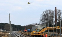 Realizace – osazování sloupů